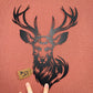 Support métal cerf