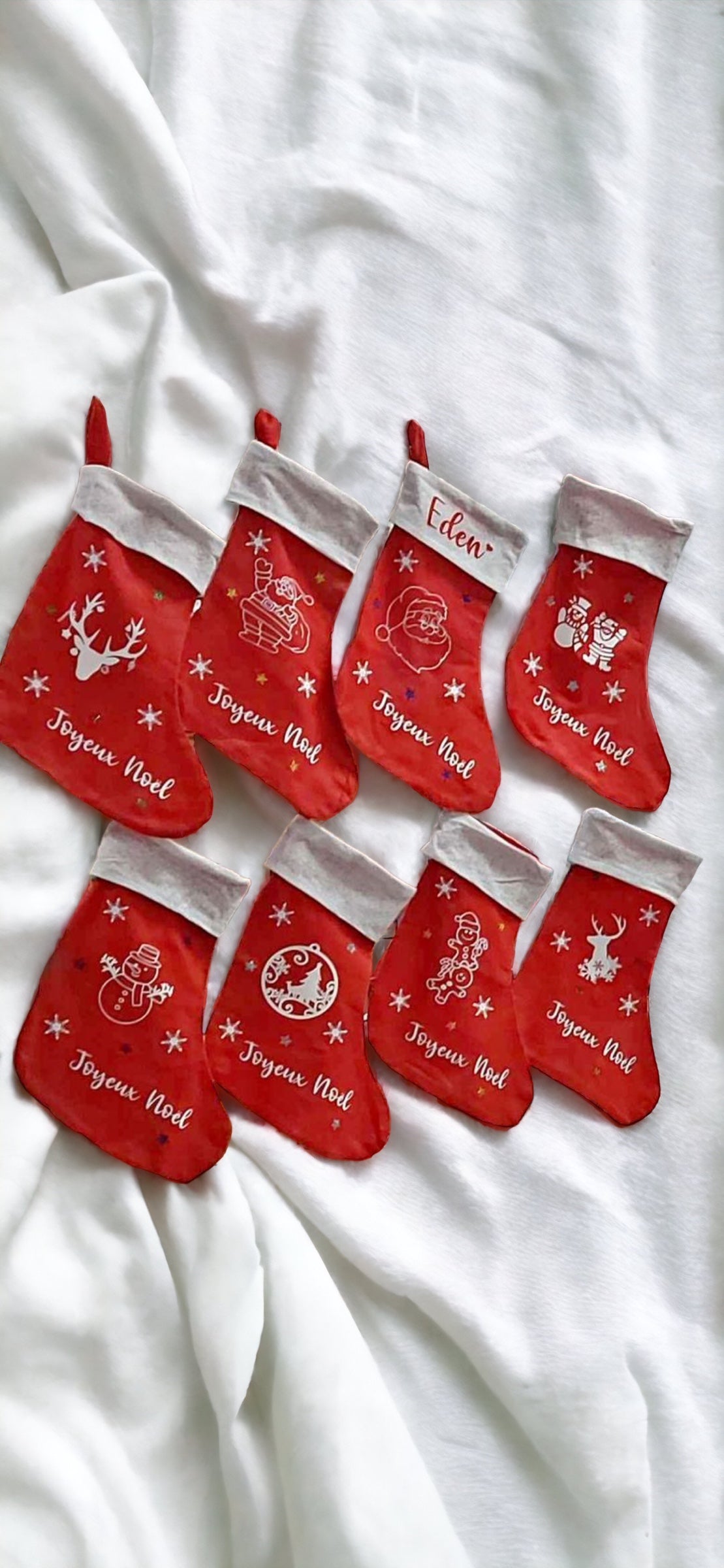 Chaussettes de noël personnalisées