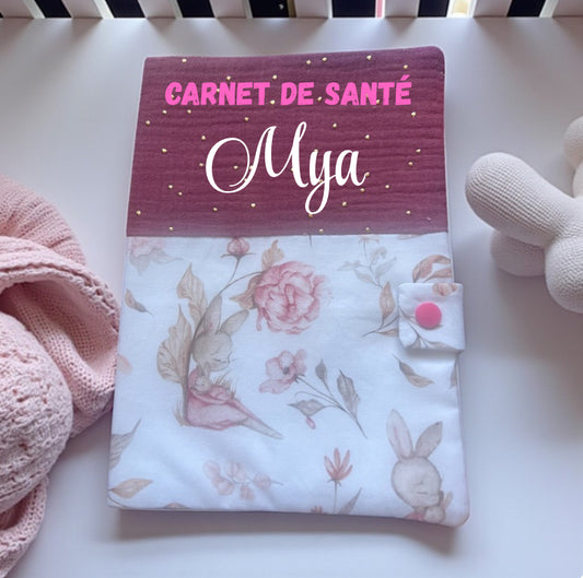 Protège carnet de santé personnalisé