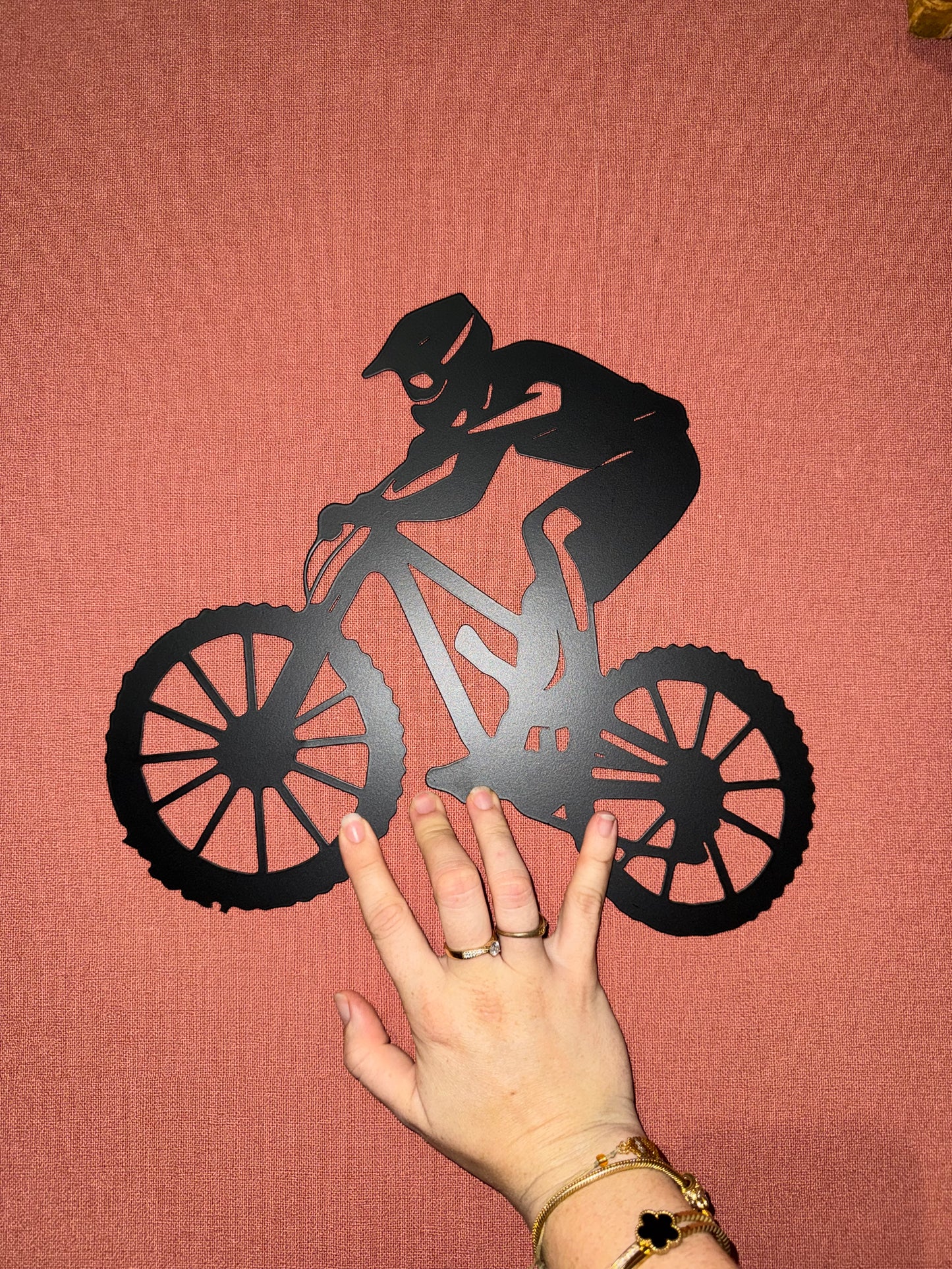 Support metal vélo BMX