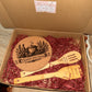 Coffret cadeau cuisine gravé sur bois, idée cadeau mamie, marraine, maman, tata