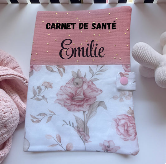 Protège carnet de santé personnalisé