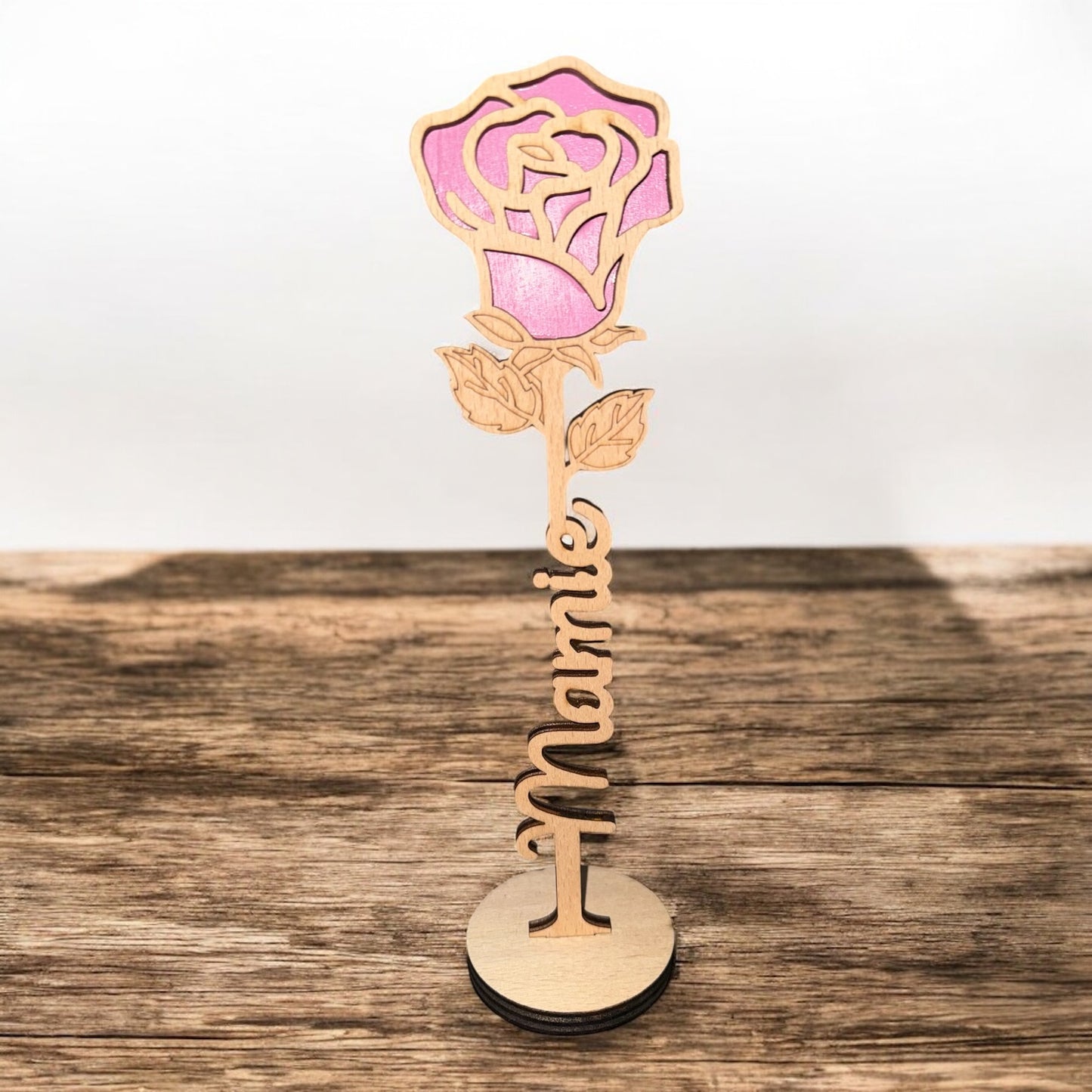 Rose en bois 🌹