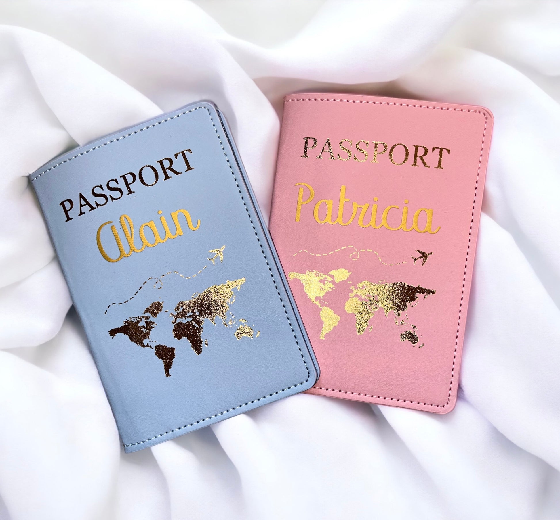 Porte-passeport Passeport étui En Cuir Pu Couverture De Passeport