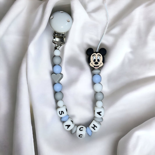 Attache tétine personnalisée Mickey