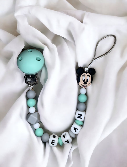 Attache tétine personnalisée Mickey