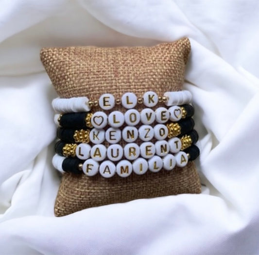 Bracelet en perle de heishi