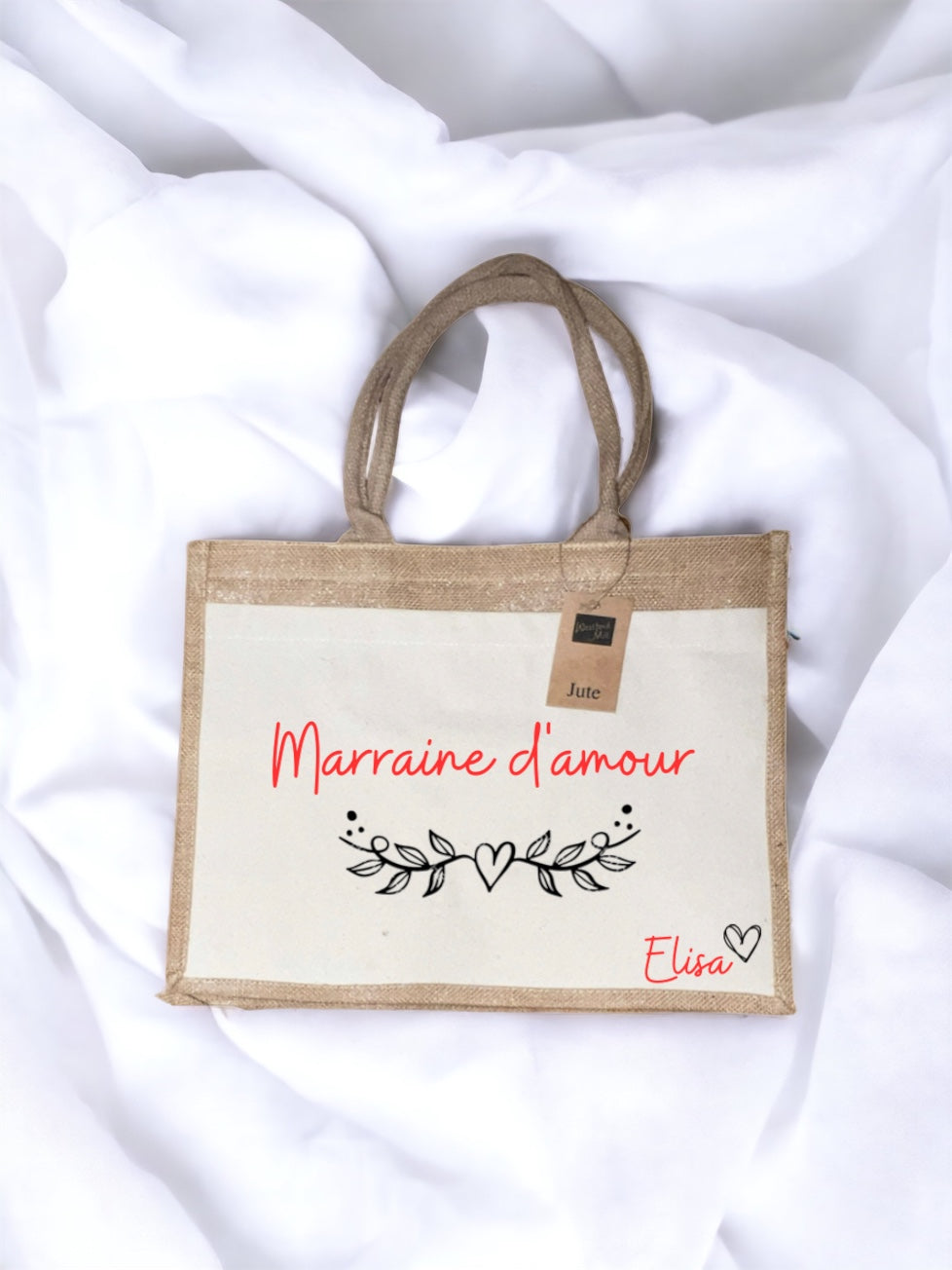 Sac en toile de jute marraine