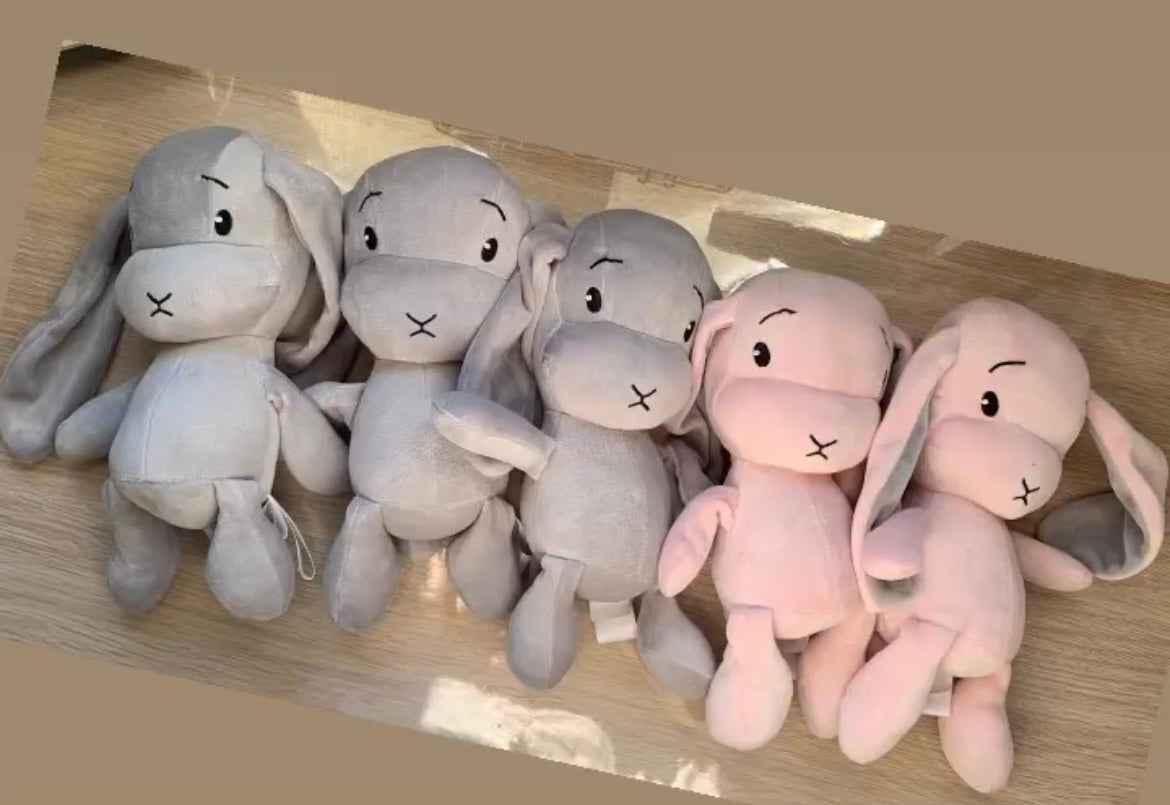 Peluche / Doudou lapin personnalisé